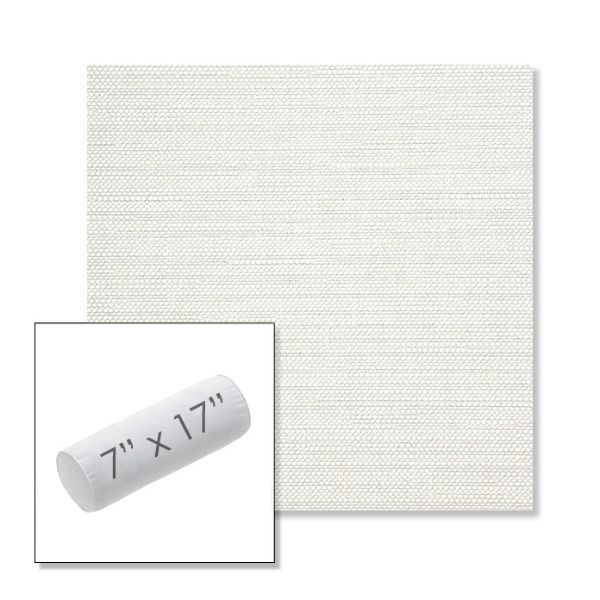 Picture of Piazza Cloud | 7" x 17" Outdoor Bolster Pillow Sunbrella® Fabric