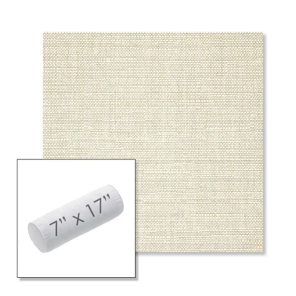 Picture of Piazza Vapor | 7" x 17" Outdoor Bolster Pillow Sunbrella® Fabric