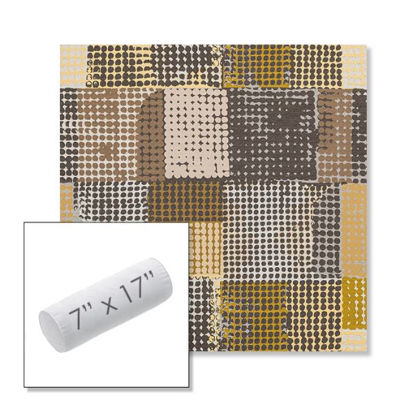 Picture of Pop Corn | 7" x 17" Outdoor Bolster Pillow Sunbrella® Fabric