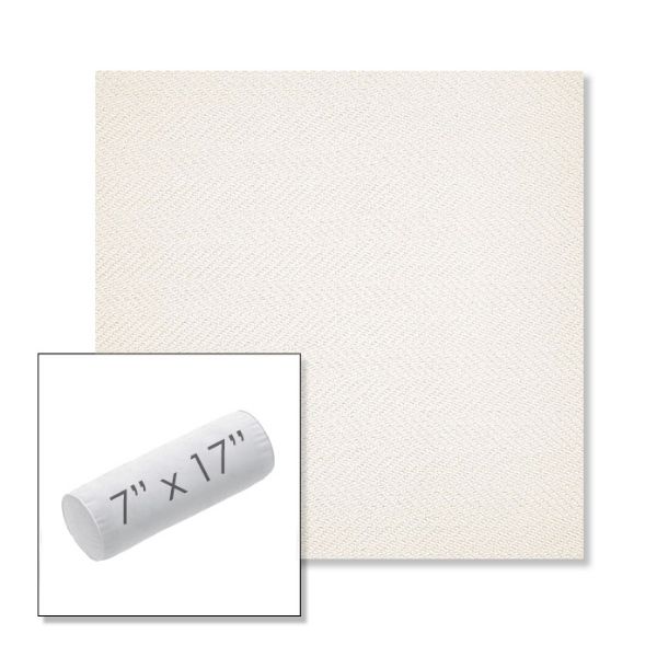 Picture of Posh Snow | 7" x 17" Outdoor Bolster Pillow Sunbrella® Fabric