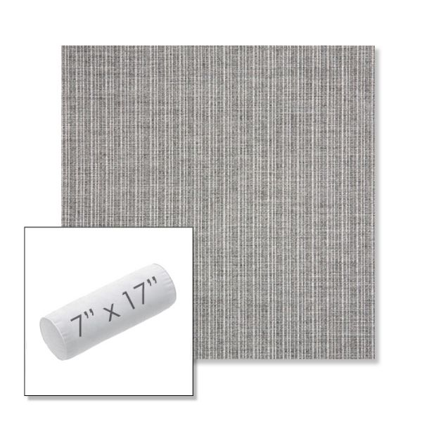 Picture of Proven Ash | 7" x 17" Outdoor Bolster Pillow Sunbrella® Fabric