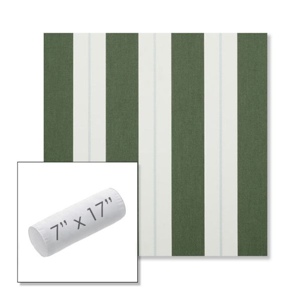 Picture of Relate Ivy | 7" x 17" Outdoor Bolster Pillow Sunbrella® Fabric