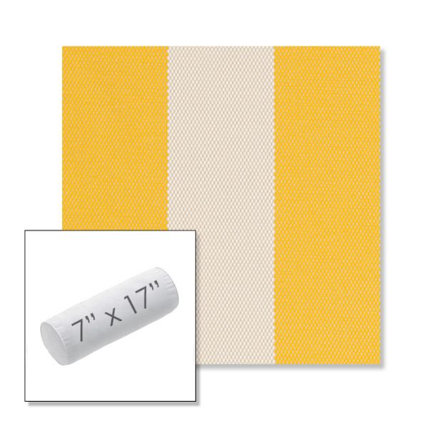 Picture of Rothko Lemonade | 7" x 17" Outdoor Bolster Pillow Sunbrella® Fabric