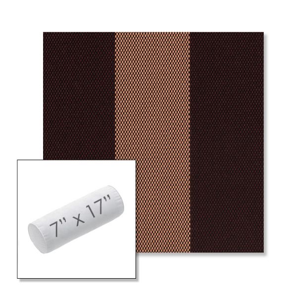 Picture of Rothko Sangria | 7" x 17" Outdoor Bolster Pillow Sunbrella® Fabric