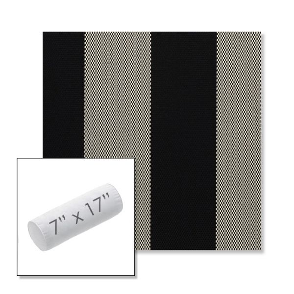 Picture of Rothko Stone Harbor | 7" x 17" Outdoor Bolster Pillow Sunbrella® Fabric