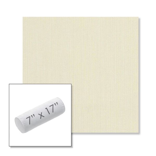 Picture of Spectrum Eggshell | 7" x 17" Outdoor Bolster Pillow Sunbrella® Fabric