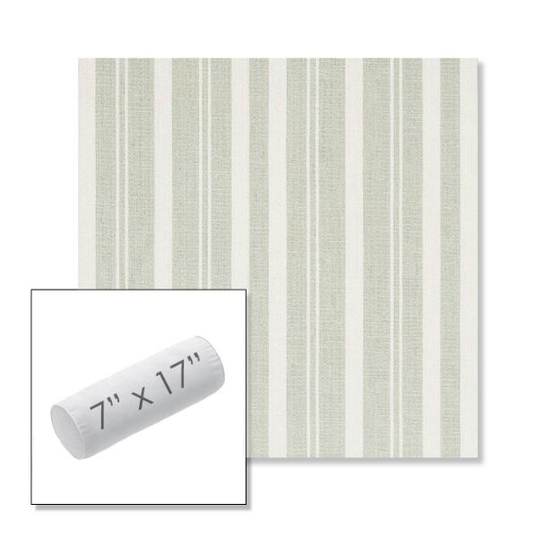 Picture of Tranquil Sage | 7" x 17" Outdoor Bolster Pillow Sunbrella® Fabric