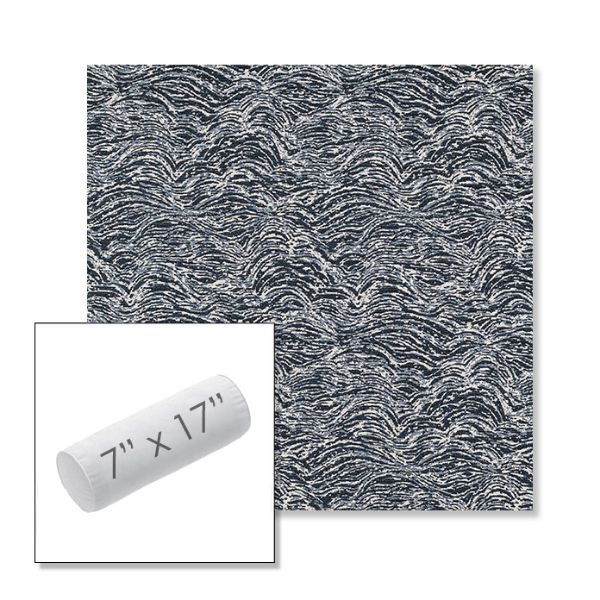 Picture of Undercurrent Tide | 7" x 17" Outdoor Bolster Pillow Sunbrella® Fabric