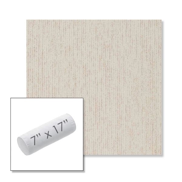 Picture of Vista Alabaster | 7" x 17" Outdoor Bolster Pillow Sunbrella® Fabric