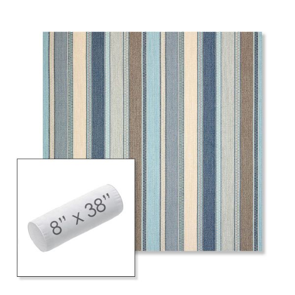 Picture of Ascend Spa | 8" x 38" Outdoor Bolster Pillow Sunbrella® Fabric