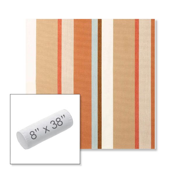 Picture of Beaming Mojave | 8" x 38" Outdoor Bolster Pillow Sunbrella® Fabric