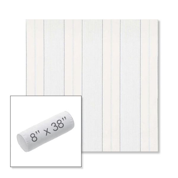 Picture of Carlo Coastal | 8" x 38" Outdoor Bolster Pillow Sunbrella® Fabric