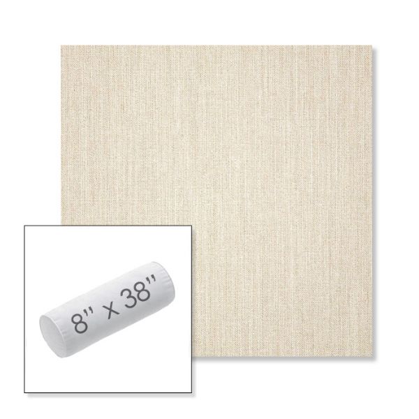 Picture of Cast Pumice | 8" x 38" Outdoor Bolster Pillow Sunbrella® Fabric