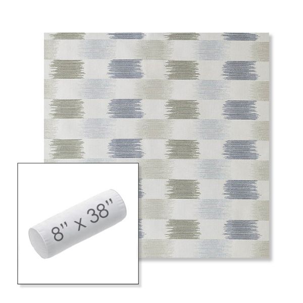 Picture of Dream Mist | 8" x 38" Outdoor Bolster Pillow Sunbrella® Fabric