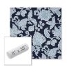 Picture of Floral Song Navy | 8" x 38" Outdoor Bolster Pillow Sunbrella® Fabric