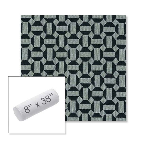 Picture of Hoopla Plume | 8" x 38" Outdoor Bolster Pillow Sunbrella® Fabric