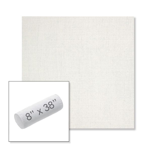 Picture of Idol Snow | 8" x 38" Outdoor Bolster Pillow Sunbrella® Fabric