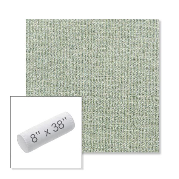 Picture of Kismet Moss | 8" x 38" Outdoor Bolster Pillow Sunbrella® Fabric