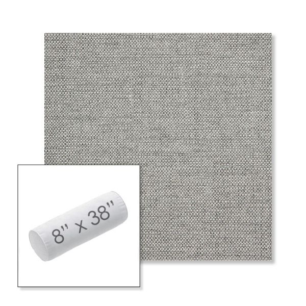 Picture of Piazza Stone | 8" x 38" Outdoor Bolster Pillow Sunbrella® Fabric