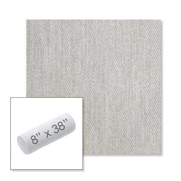 Picture of Pique Gravel | 8" x 38" Outdoor Bolster Pillow Sunbrella® Fabric