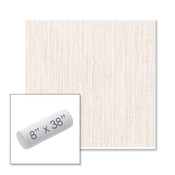 Picture of Poros Eggshell | 8" x 38" Outdoor Bolster Pillow Sunbrella® Fabric