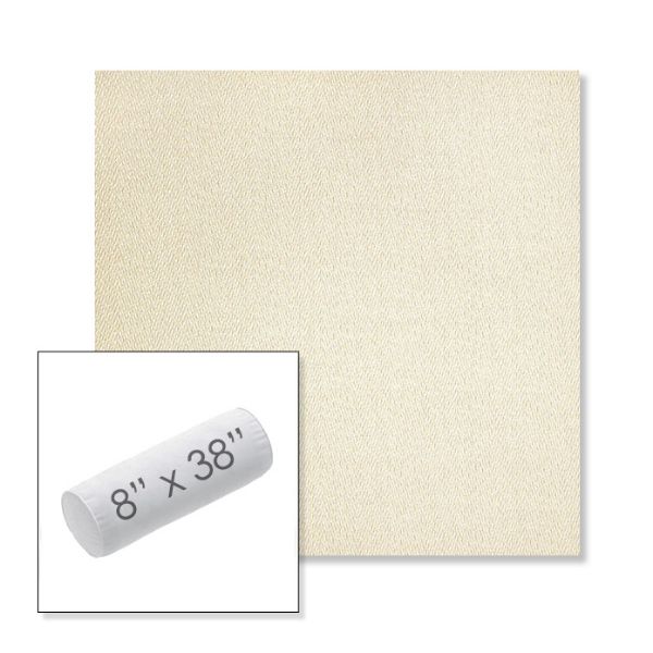 Picture of Posh Salt | 8" x 38" Outdoor Bolster Pillow Sunbrella® Fabric