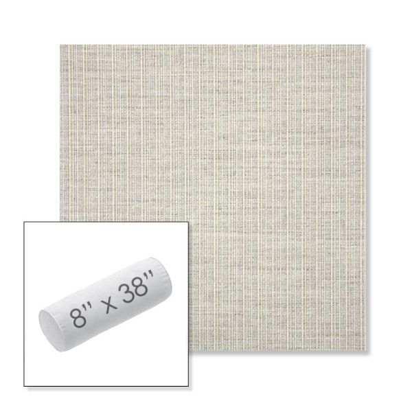 Picture of Proven Dove | 8" x 38" Outdoor Bolster Pillow Sunbrella® Fabric