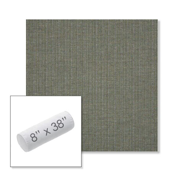 Picture of Proven Olive | 8" x 38" Outdoor Bolster Pillow Sunbrella® Fabric