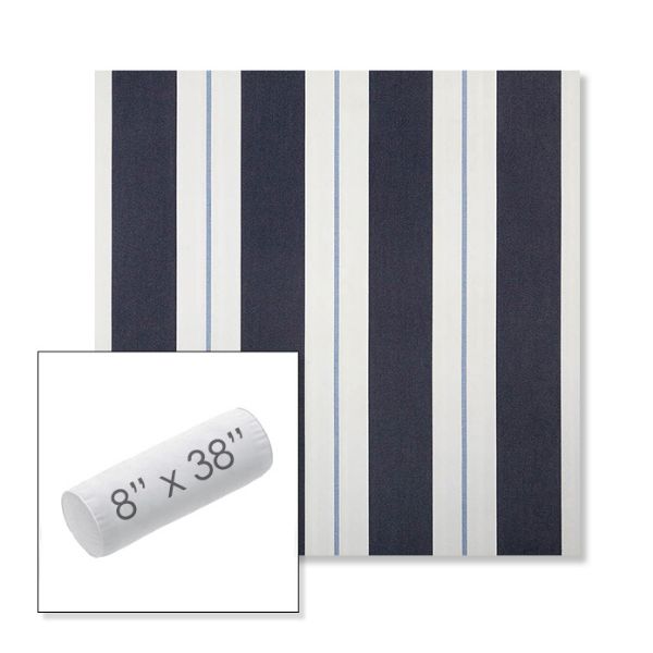 Picture of Relate Harbor | 8" x 38" Outdoor Bolster Pillow Sunbrella® Fabric