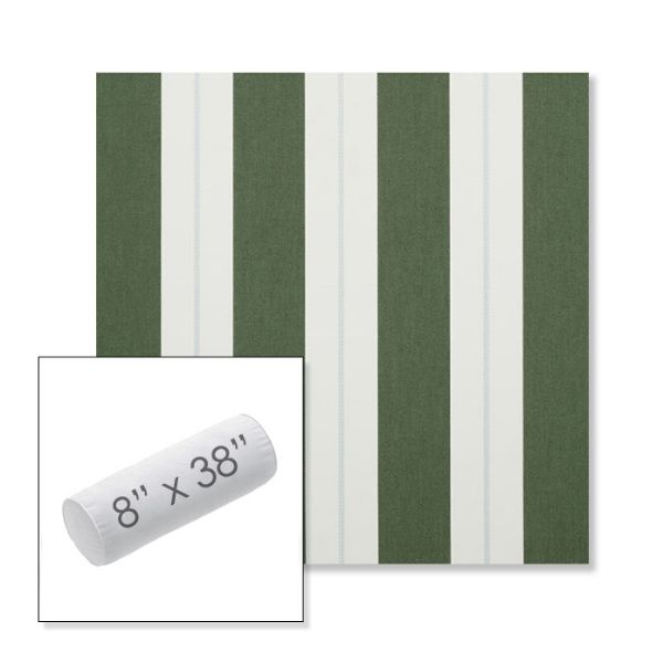 Picture of Relate Ivy | 8" x 38" Outdoor Bolster Pillow Sunbrella® Fabric