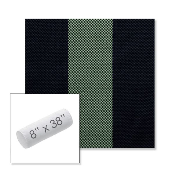 Picture of Rothko Mint Julep | 8" x 38" Outdoor Bolster Pillow Sunbrella® Fabric