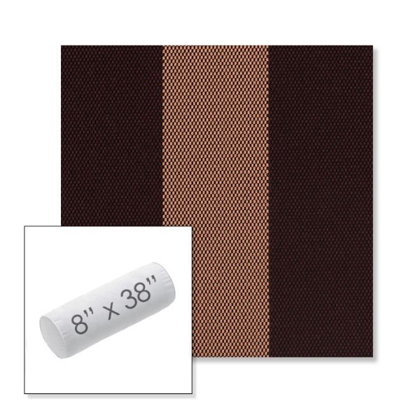 Picture of Rothko Sangria | 8" x 38" Outdoor Bolster Pillow Sunbrella® Fabric