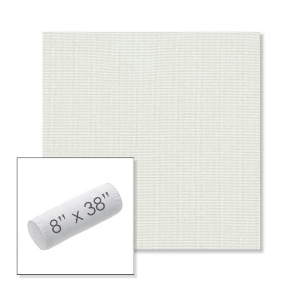 Picture of Sailcloth Salt | 8" x 38" Outdoor Bolster Pillow Sunbrella® Fabric