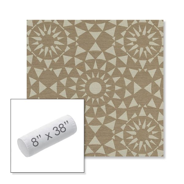 Picture of Sundial Sandcastle | 8" x 38" Outdoor Bolster Pillow Sunbrella® Fabric