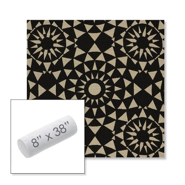 Picture of Sundial Starboard | 8" x 38" Outdoor Bolster Pillow Sunbrella® Fabric