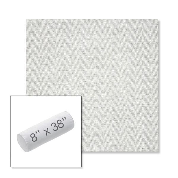 Picture of Switch Snow | 8" x 38" Outdoor Bolster Pillow Sunbrella® Fabric