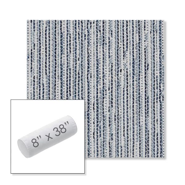 Picture of Tectonic Coastal | 8" x 38" Outdoor Bolster Pillow Sunbrella® Fabric