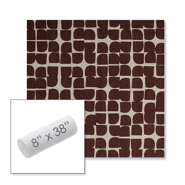 Picture of Toggle Plumberry | 8" x 38" Outdoor Bolster Pillow Sunbrella® Fabric