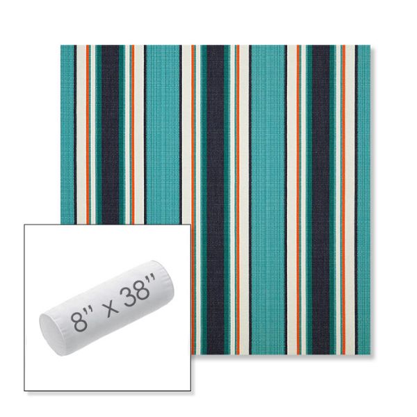 Picture of Token Surfside | 8" x 38" Outdoor Bolster Pillow Sunbrella® Fabric