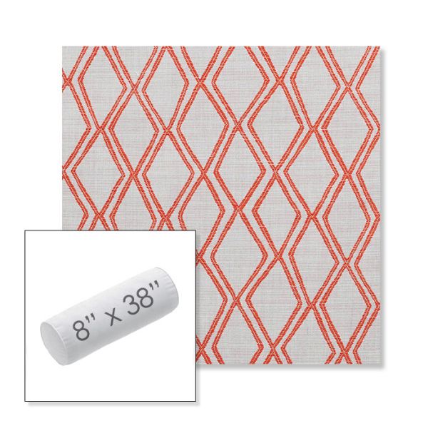 Picture of Voyage Tamale | 8" x 38" Outdoor Bolster Pillow Sunbrella® Fabric