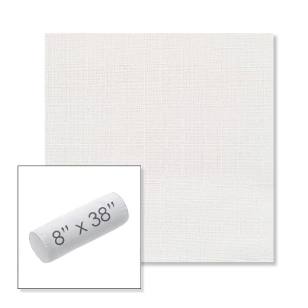 Picture of Willa Snow | 8" x 38" Outdoor Bolster Pillow Sunbrella® Fabric