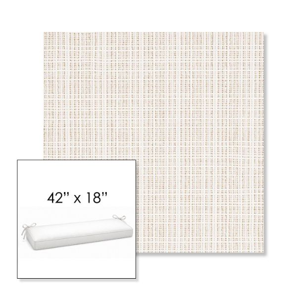 Picture of Benson Sand | Sunbrella® 42" x 18" Outdoor Bench Cushion