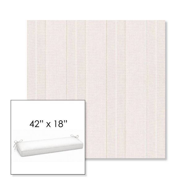 Picture of Carlo Sand | Sunbrella® 42" x 18" Outdoor Bench Cushion