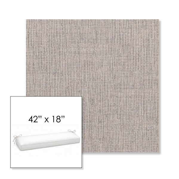 Picture of Cassava Stone | Sunbrella® 42" x 18" Outdoor Bench Cushion