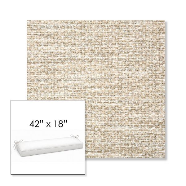 Picture of Litchfield Sand | Sunbrella® 42" x 18" Outdoor Bench Cushion