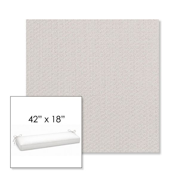 Picture of Metamorphic Snow | Sunbrella® 42" x 18" Outdoor Bench Cushion