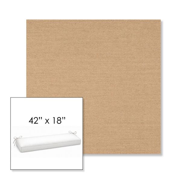 Picture of Play Camel | Sunbrella® 42" x 18" Outdoor Bench Cushion