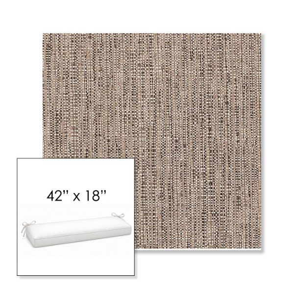 Picture of Poros Rattan | Sunbrella® 42" x 18" Outdoor Bench Cushion