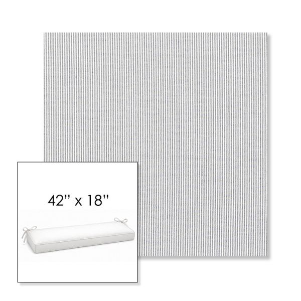 Picture of Replay Sea | Sunbrella® 42" x 18" Outdoor Bench Cushion