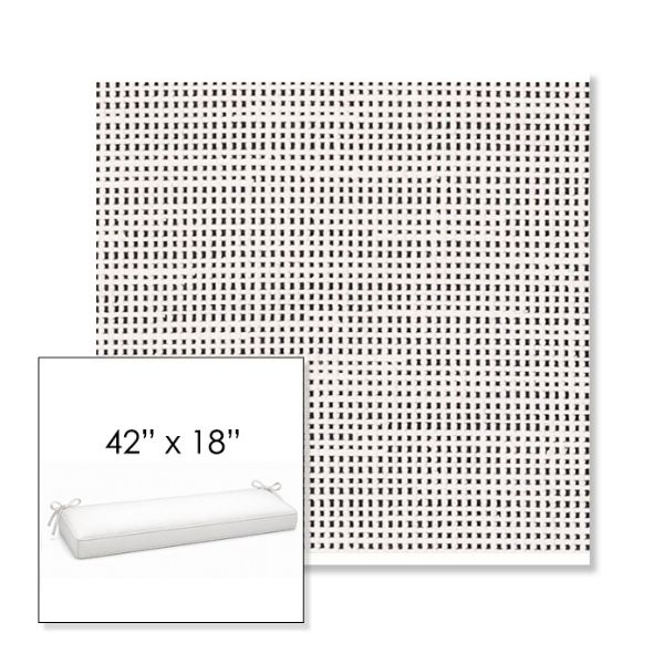 Picture of Rest Ink | Sunbrella® 42" x 18" Outdoor Bench Cushion